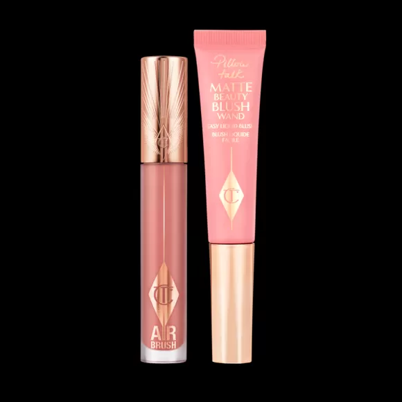 Charlotte Tilbury Makeup Kits & Sets>Airbrush Flawless Lip Blur & Beauty Blush Wand Duo