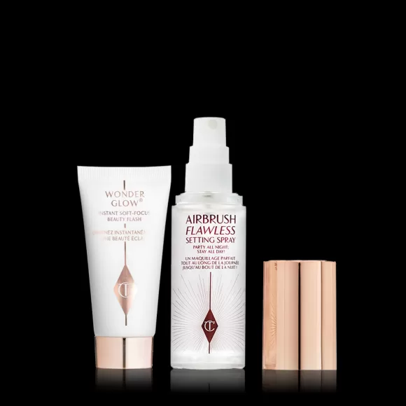 Charlotte Tilbury Powder And Setting Spray>Ready, Set, Glow Travel Kit